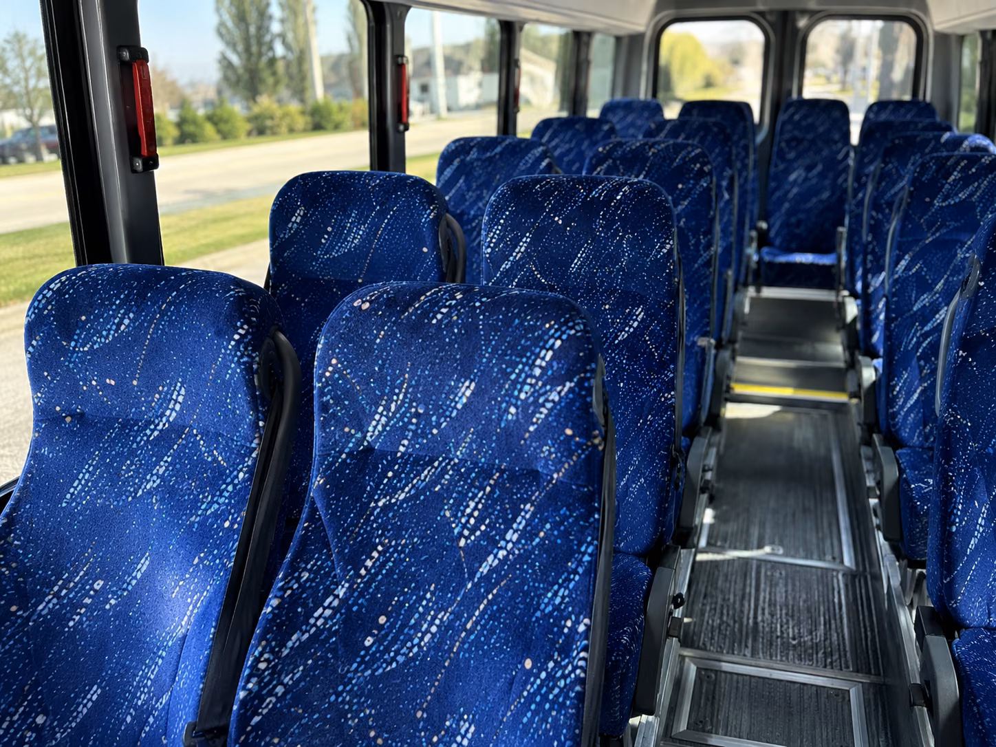 pico rivera 18 passenger minibus inside