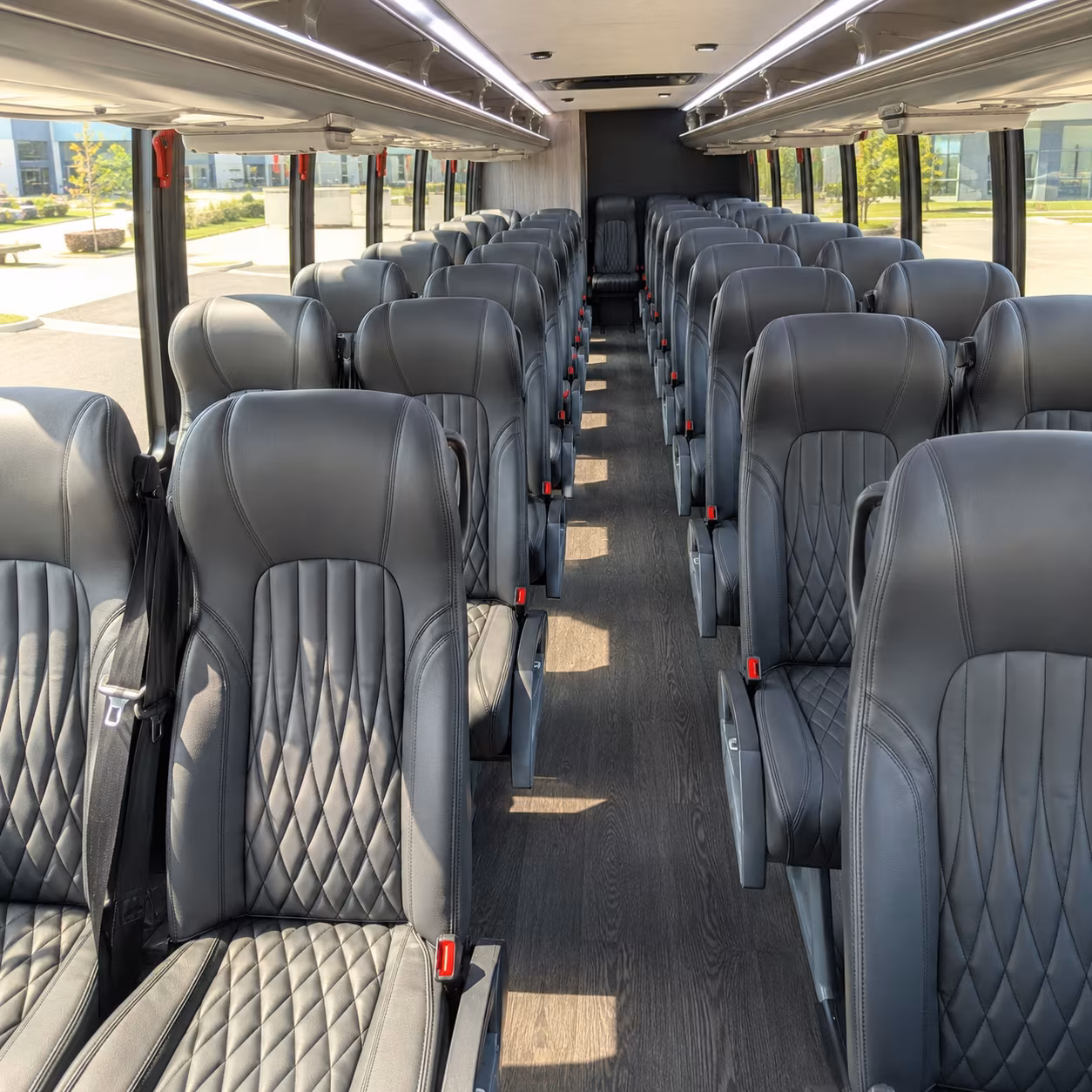 pico rivera 35 passenger minibus inside