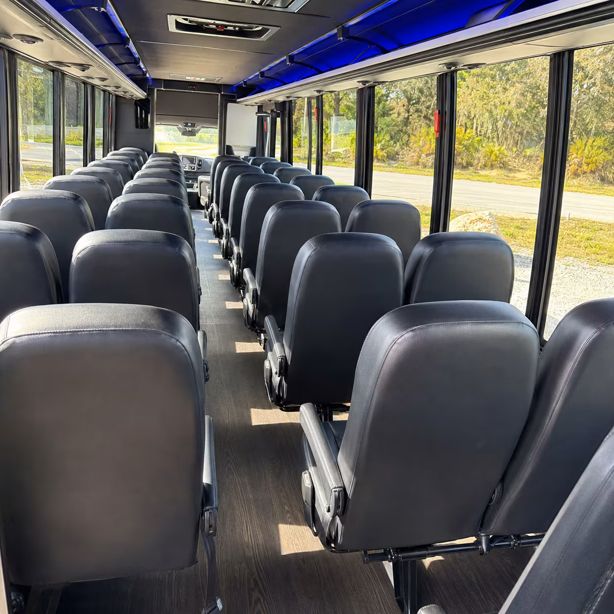 pico rivera long distance transportation onboard seating