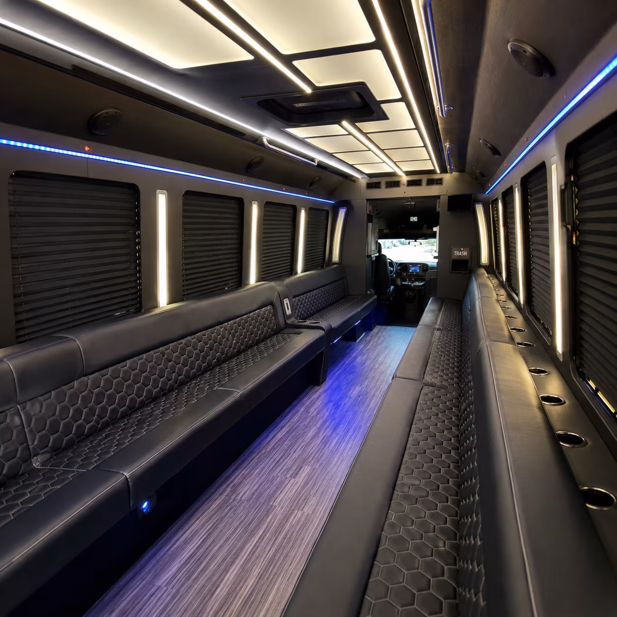 pico rivera party bus inside