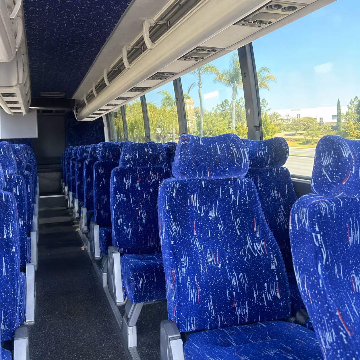 pico rivera religious group transportation onboard seating