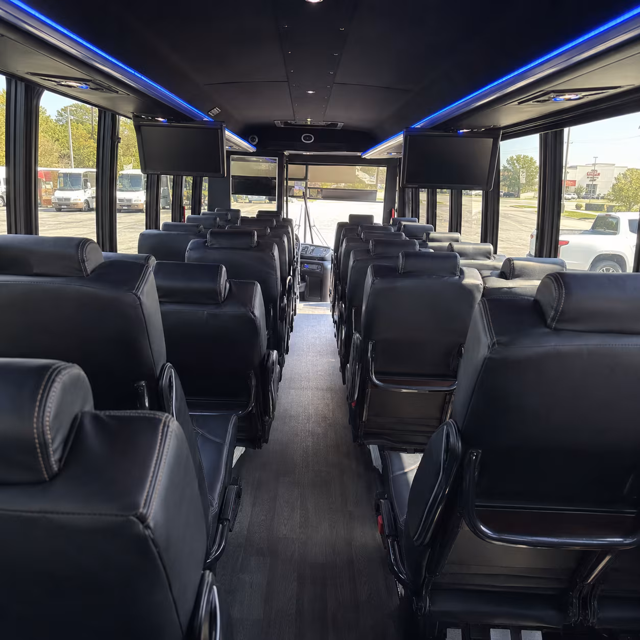 pico rivera wedding transportation onboard seating